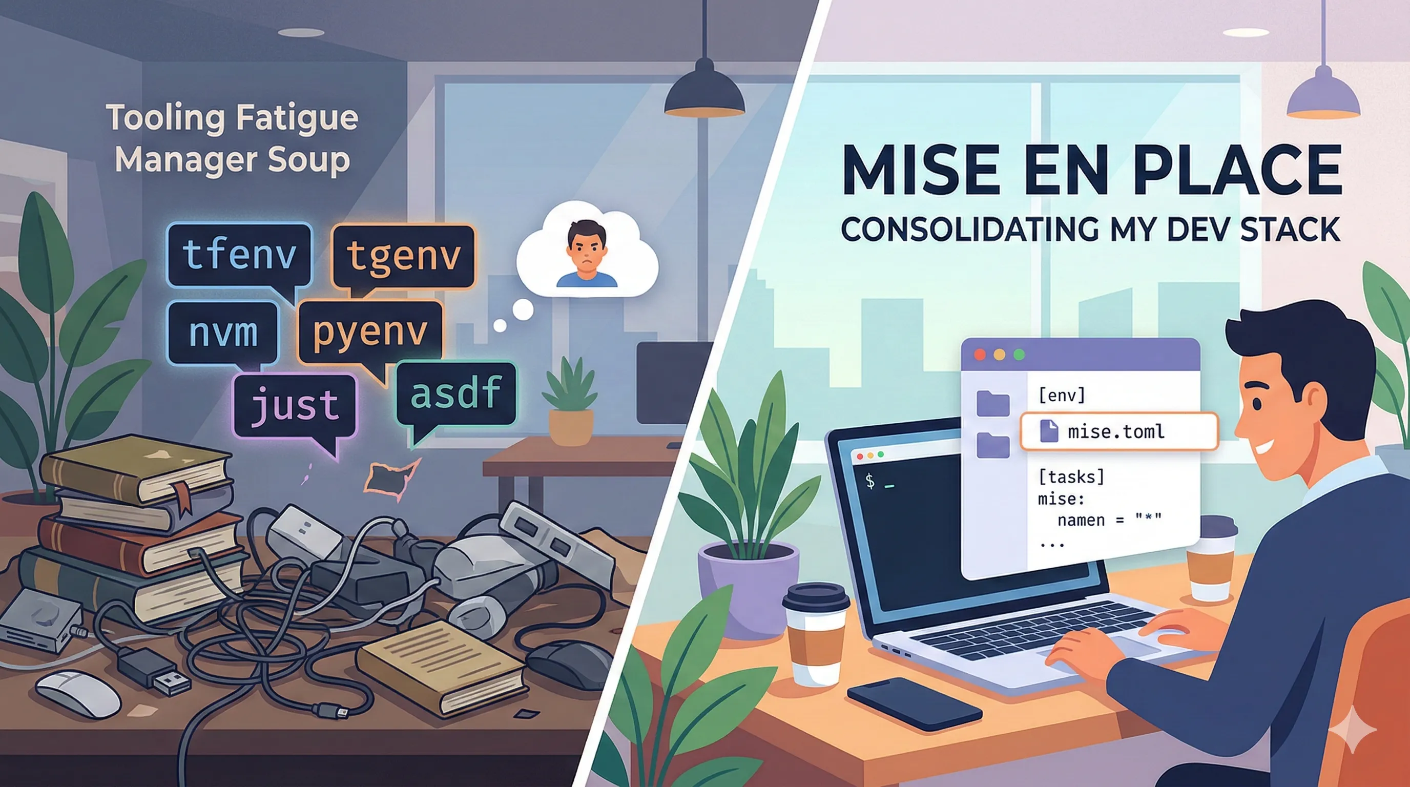 Mise en place themed header image